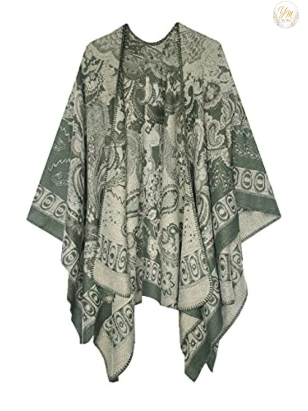 Urban CoCo Women's Open Front Poncho Cape Shawl Knit Wrap
